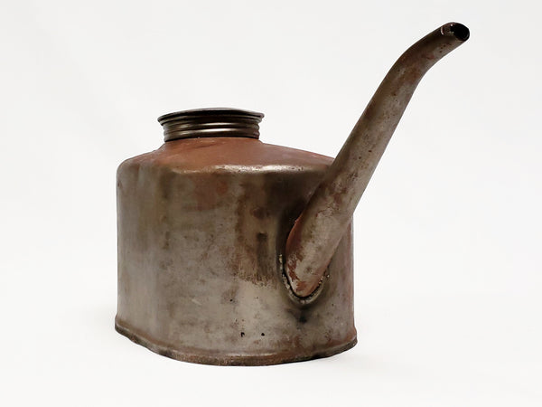 Vintage Eagle Railroad Oil Can with Chain and Spout