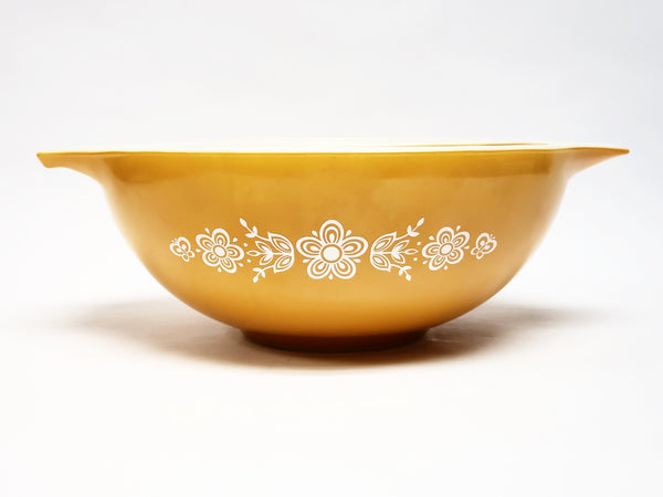 Vintage Pyrex Cinderella Nesting Bowls - Butterfly Gold Pattern