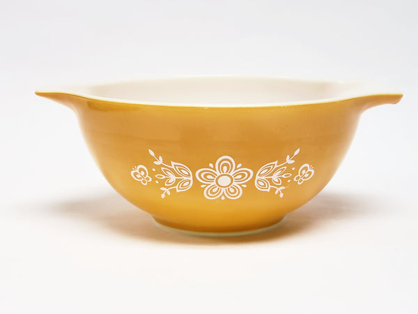 Vintage Pyrex Cinderella Nesting Bowls - Butterfly Gold Pattern