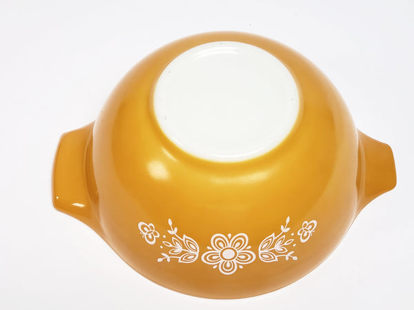 Vintage Pyrex Cinderella Nesting Bowls - Butterfly Gold Pattern