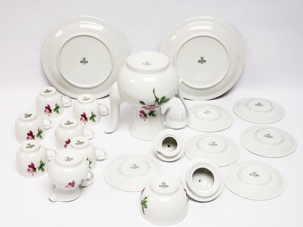 Demitasse Tea Set 19 pieces by Bareuther Waldsassen Bavaria-Germany