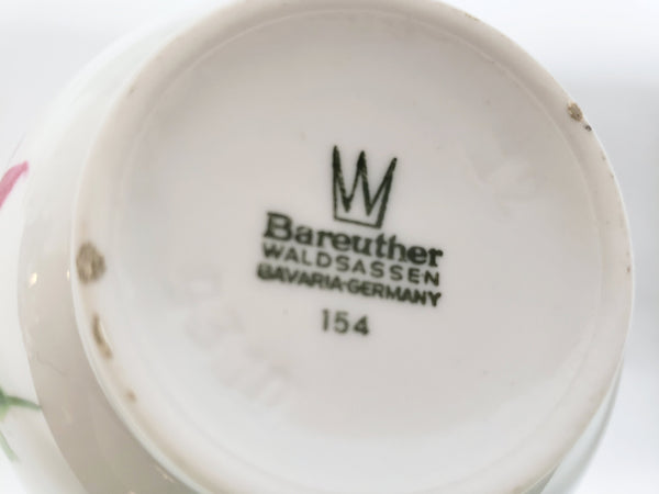 Demitasse Tea Set 19 pieces by Bareuther Waldsassen Bavaria-Germany