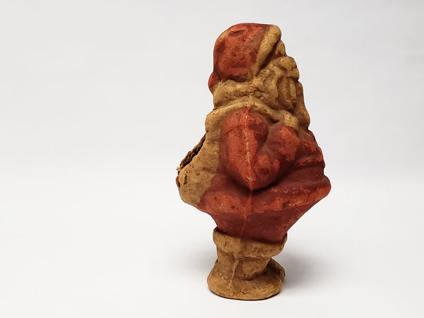 Antique Papier-Mache Pulp Santa