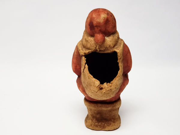 Antique Papier-Mache Pulp Santa