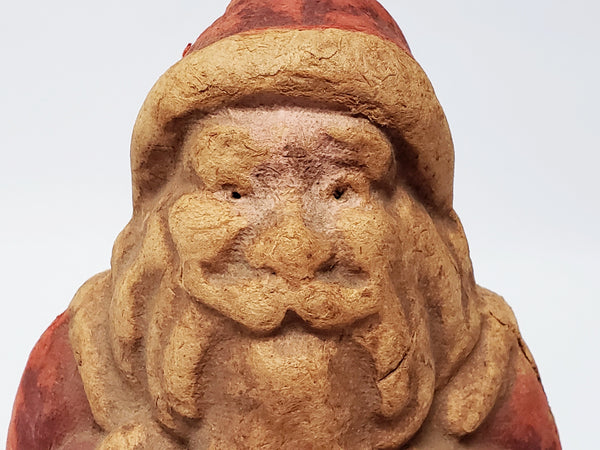 Antique Papier-Mache Pulp Santa