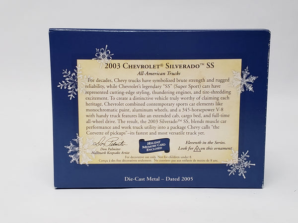 Hallmark Pair of Ford and Chevrolet Keepsake Ornaments