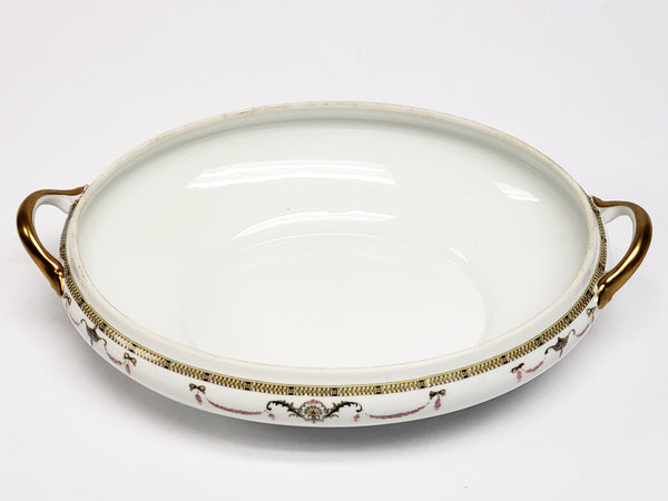 Noritake Oval Vegetable Serving Bowl with Lid - The Sahara Pattern