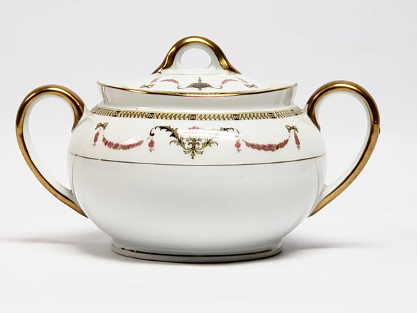 Noritake China Double Handled Sugar Bowl - The Sahara Pattern