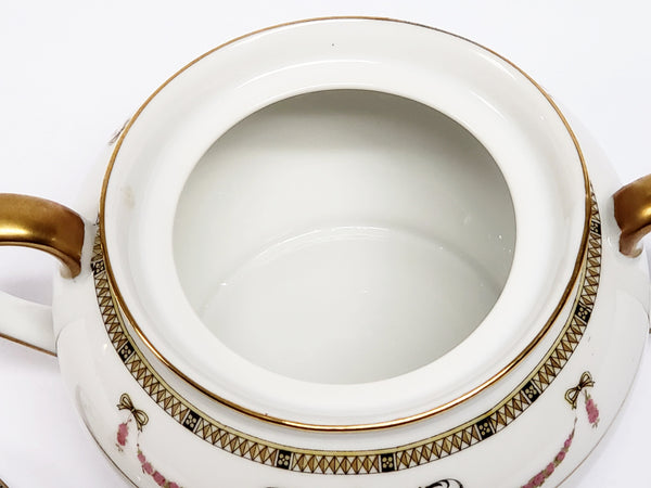 Noritake China Double Handled Sugar Bowl - The Sahara Pattern