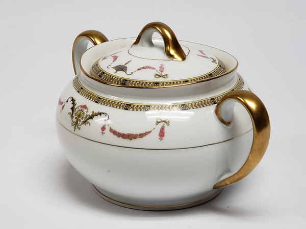 Noritake China Double Handled Sugar Bowl - The Sahara Pattern