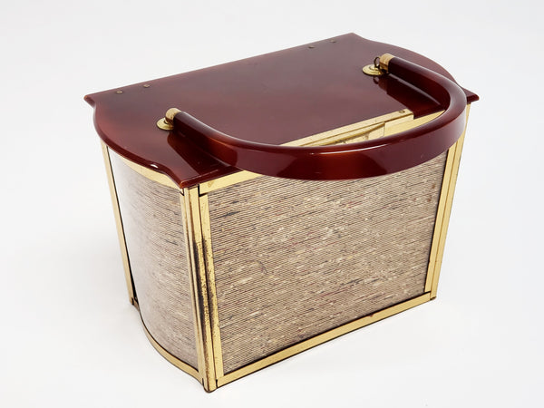 Mid-Century Majestic Lucite Box Purse ~ 1950's