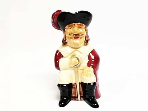 Staffordshire "Cavalier"  Hand Painted Toby Character Jug - Shorter & Son England