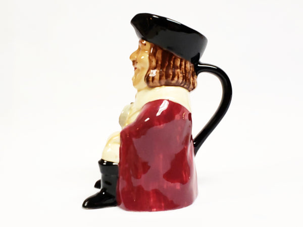Staffordshire  "Cavalier" Hand Painted Toby Character Jug - Shorter & Son England