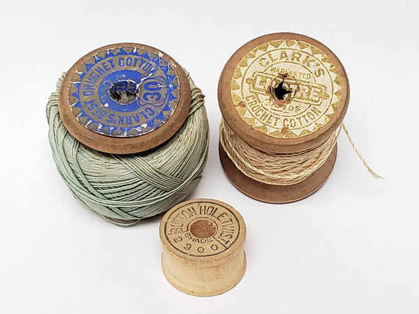 Vintage Sewing Assortment  Spools of Thread  Coats & Clark's, J & P Coats, DMC and More