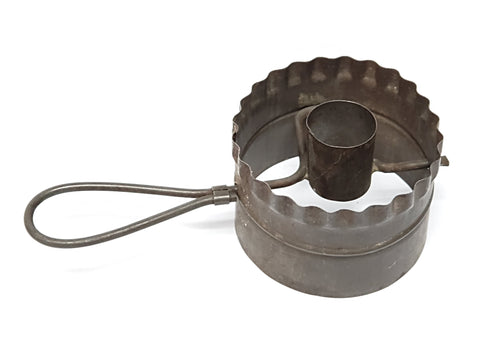 Antique Doughnut and Biscuit Cutter With Turn Handle