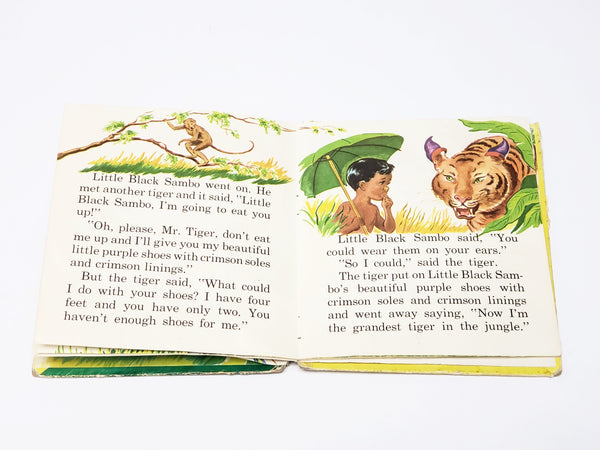 Little Black Sambo Hardcover Book Whitman Publishing 1953