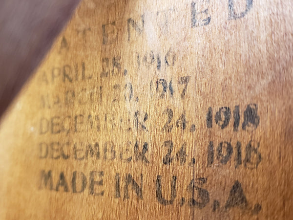 Antique Wooden Kiddie Kar Tricycle Collectible Patented 1916 - 1918 U.S.A.