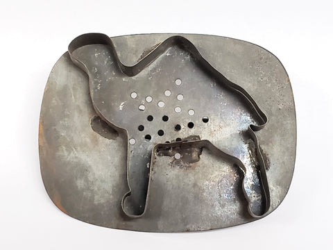 Antique "Camel" Cookie Cutter Flat Back With Handle