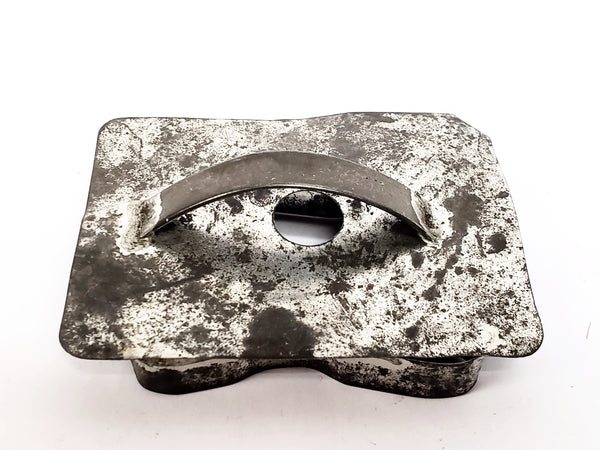 Antique Tin "Sitting Rabbit" Cookie Cutter With Flat Back and Handle