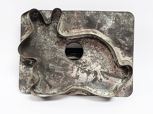 Antique "Rabbit" Cookie Cutter With Flat Back and Handle