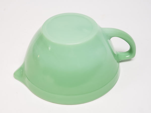 Vintage Fire King Jadeite Batter Bowl w/ Pour Spout and Handle Made in USA