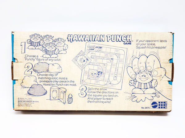 Vintage 1978 Mattel Hawaiian Punch Board Game Collectible, Complete w/ Original Instructions