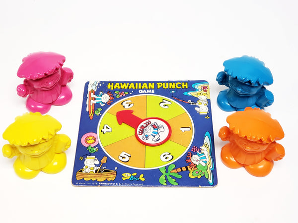 Vintage 1978 Mattel Hawaiian Punch Board Game Collectible, Complete w/ Original Instructions
