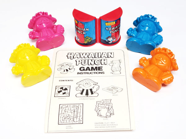 Vintage 1978 Mattel Hawaiian Punch Board Game Collectible, Complete w/ Original Instructions