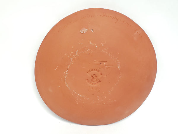 1990 Foltz Pottery Limited Edition Redware "Reinholds Station Trinity Chapel"