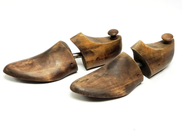 Vintage Wooden Shoe Lasts - Stamped CS Pierce Co Brockton, Mass