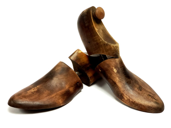 Vintage Wooden Shoe Lasts - Stamped CS Pierce Co Brockton, Mass