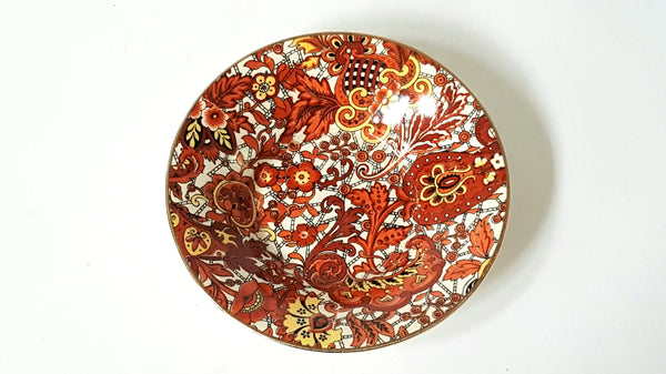 Antique Alfred Meakin Demitasse Cup & Saucer Set Paisley England c. 1900-1921