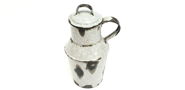 Vintage Gray Speckled Granite Ware Cream Jug