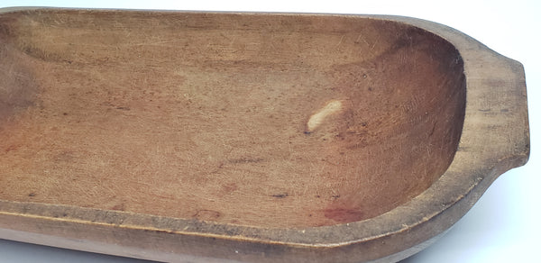 Antique Wooden Trencher Dough Bowl