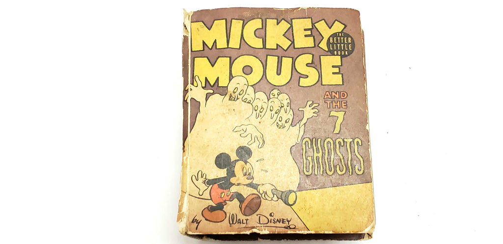 Walt Disney Mickey Mouse and the 7 Ghosts The Better Little Book Hardcover Whitman Publishing