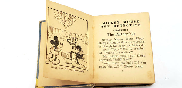 Mickey Mouse The Detective 1934 The Big Little Book Hardcover #1139