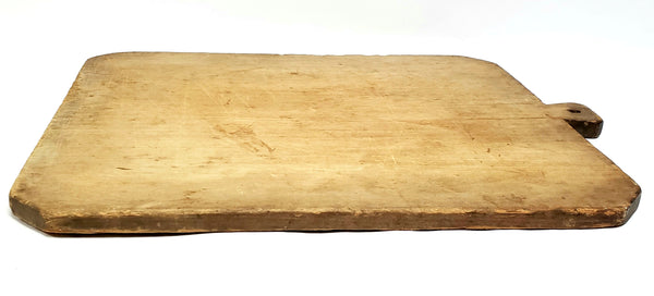 Antique Extra Large 5 Pound Farmhouse Dough Cutting Board w/ Handle