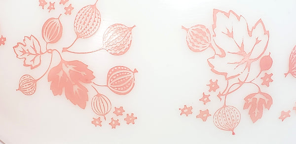Vintage Pyrex Gooseberry Pink & White Cinderella Mixing Nesting Bowls - Set of 4