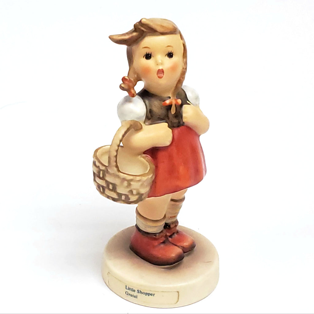 Delightful Goebel Hummel Figurine Little Shopper Made in GERMANY 