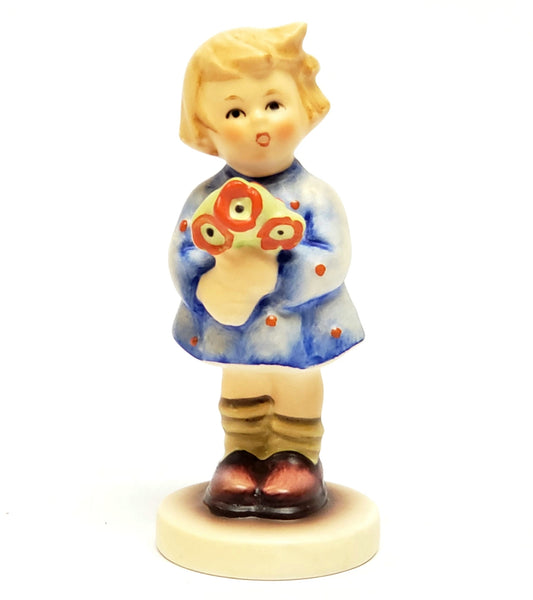 Genuine M.I. Hummel - Goebel "Girl With Nosegay" Flowers Figurine 239A Germany TMK7