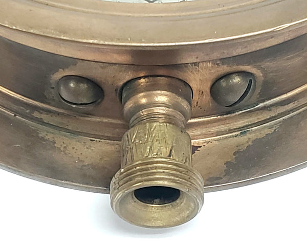 Antique Bethlehem Steel Brass 300 psi Air Gauge by Ashcroft - Historical Memorabilia