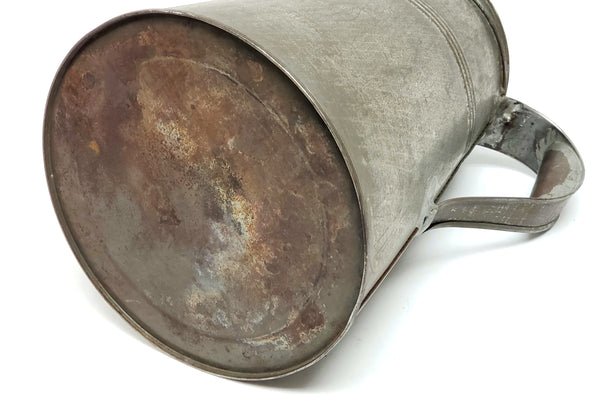 Antique Tin Coffee Pot With Soldered Seams, 1800's
