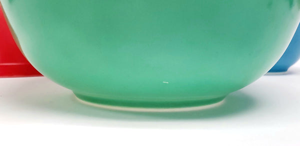 Vintage Pyrex Primary Colors Nesting Mixing Bowls, Set of 4