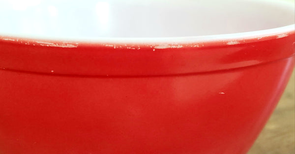 Vintage Pyrex Primary Colors Nesting Mixing Bowls, Set of 4