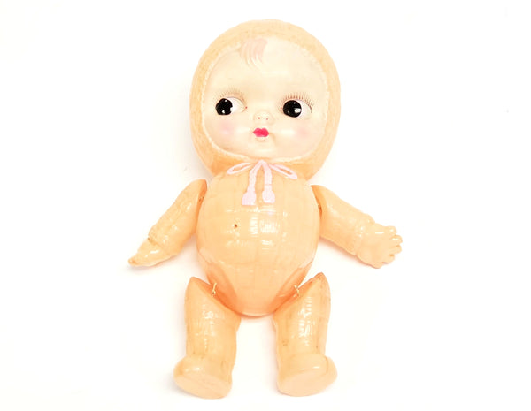 Early Celluloid Baby Doll, String Jointed, Japan, Marked