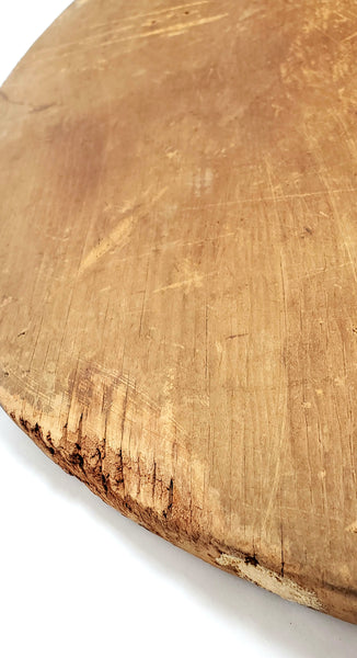 Large Antique Wooden French Bakers Bread Board With Handle