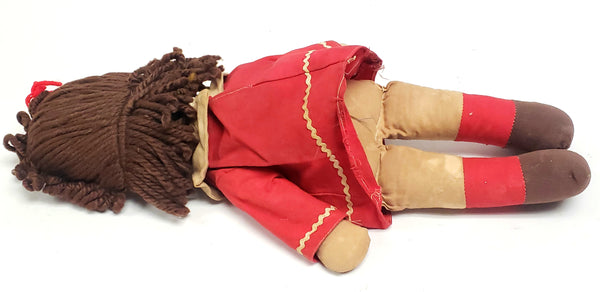Little Lulu 15" Stuffed Cloth Doll, ~ Mid-20th Century