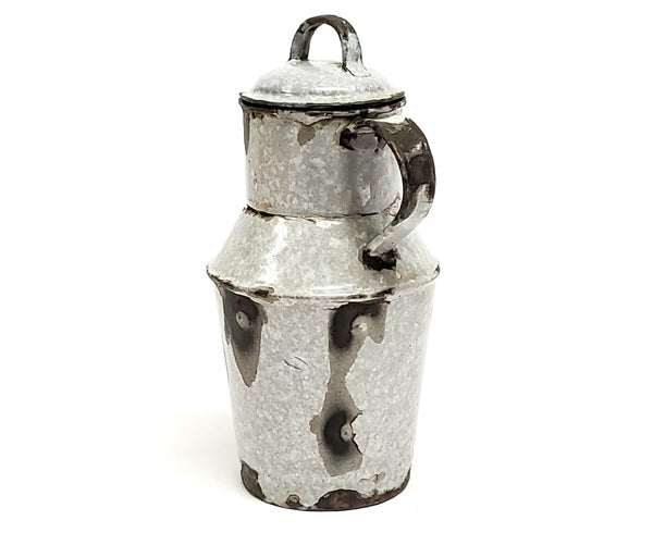Vintage Gray Speckled Granite Ware Cream Jug