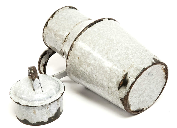Vintage Gray Speckled Granite Ware Cream Jug