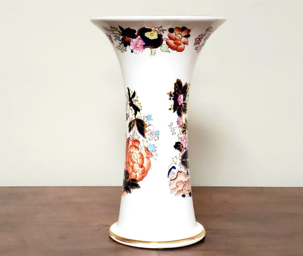 Mason's Ironstone "Mandarin" Trumpet Vase - England c. 1891-1920